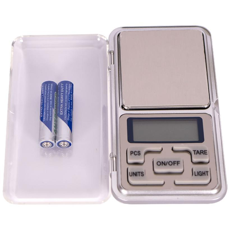 Кишенькові ювелірні електронні ваги 0,1-500 г, 12*6*2см KNZ