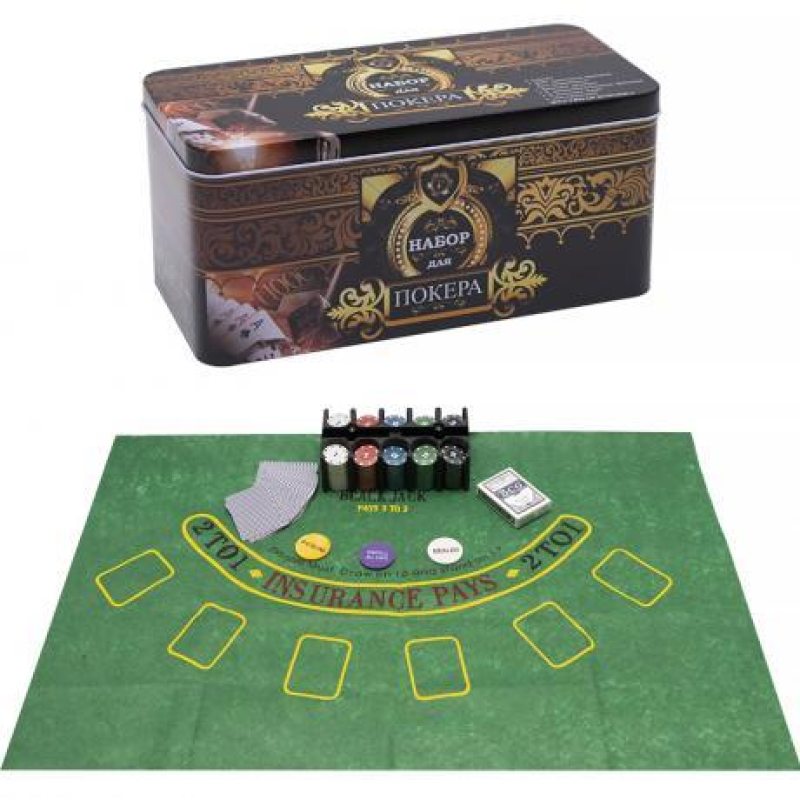Набір для покеру, 200 фішок 200PC KNZ