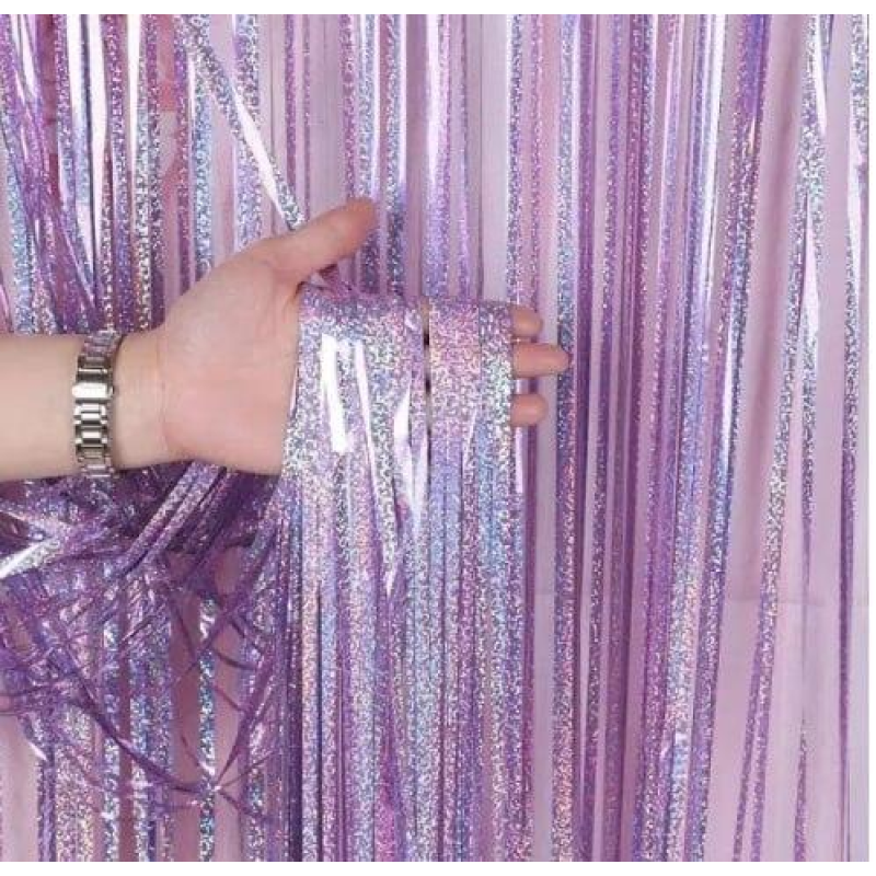 Фотозона 2 м*1 м, голограма бузкова KUK-2062 KNZ