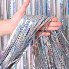 Фотозона 2 м*1 м, голограма срібло KUK-2063 KNZ