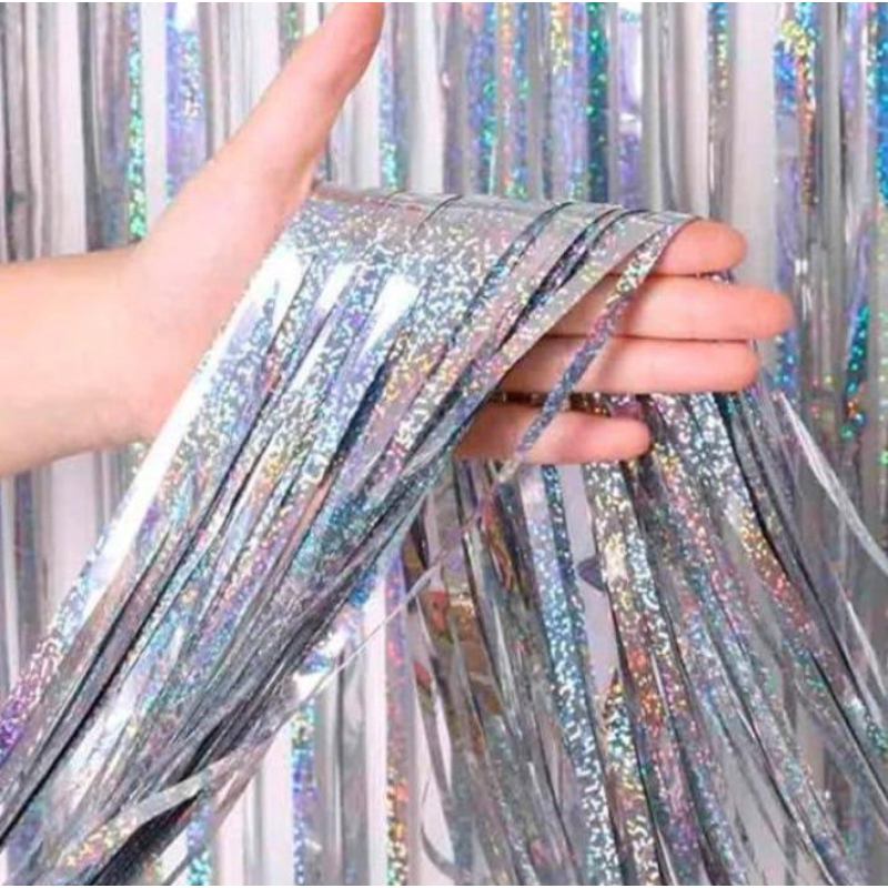 Фотозона 2 м*1 м, голограма срібло KUK-2063 KNZ