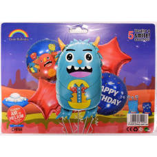 Набір із 5 кульок, “Монстри“ 836912-9206 KNZ