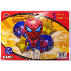 Набір із 5 кульок, “Spider man“ 836916-5003 KNZ