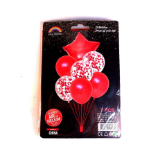 Набір із 7 кульок, червоний 836825-1 red KNZ