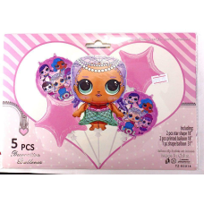 Набір із 5 кульок, лялька LOL Русалка, 836910 KNZ