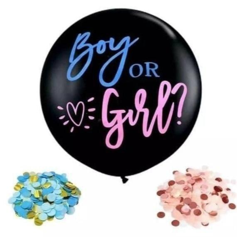 Латексна гендерна кулька Boy OR girl 90 см (36“) 10шт/уп 60335 KNZ