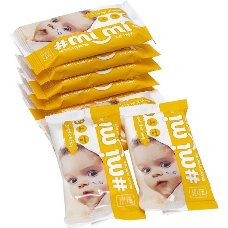 Вологі серветки “#mi_mі“ дитячі 15шт KNZ
