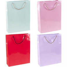 Пакет кольоровий великий “Однотонний“ вертикальний 25х39х8 см 5026 KNZ