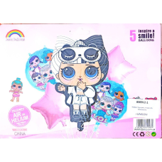 Набір із 5 кульок, лялька LOL Mini Sweets KNZ