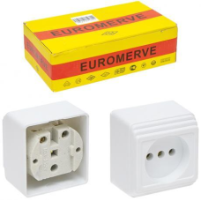 Розетка накладна одинарна KNZ