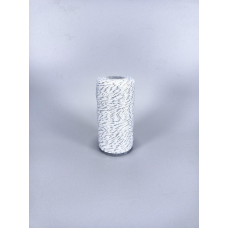 Бечевка сіро-біла 2 ммх100 м декоративна KNZ