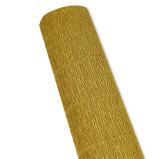 Папір гофрований 50х250 см, 180 г — жовта земля, 611 KNZ