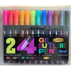 Набір глітерних маркерів 24 цвета KNZ