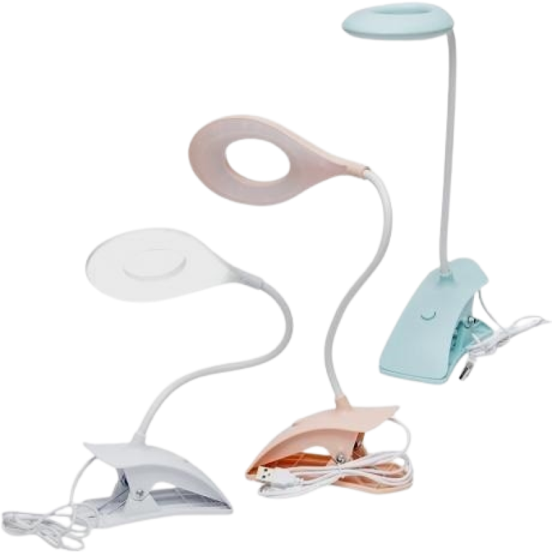 Настільна лампа LED доладна на прищіпці 25см 6511 KNZ