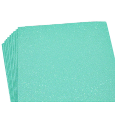 Фоаміран 1,7 мм “Бірюзовий“ IRIDESCENT HQ A4 10 аркушів 21х29,7, 17IA4-7128 KNZ