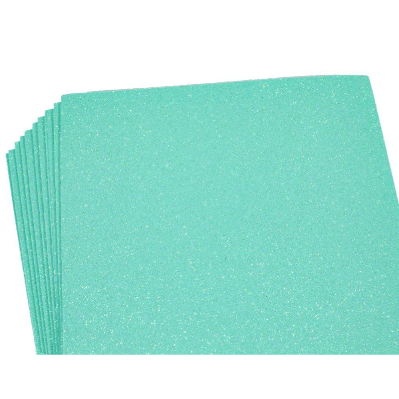 Фоаміран 1,7 мм “Бірюзовий“ IRIDESCENT HQ A4 10 аркушів 21х29,7, 17IA4-7128 KNZ Фоаміран 1,7 мм “Бірюзовий“ IRIDESCENT HQ A4 10 аркушів 21х29,7, 17IA4-7128 KNZ