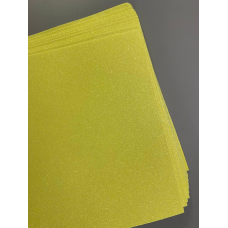 Фоаміран 1,7 мм “Блідо-жовтий“ IRIDESCENT HQ A4 10 аркушів 21х29,7, 17IA4-7121 KNZ