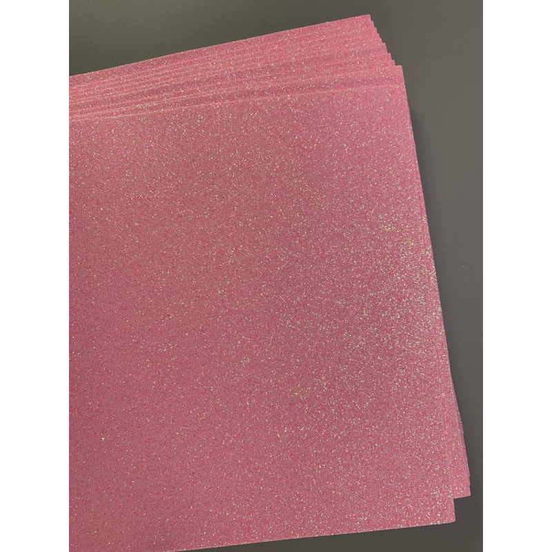 Фоаміран 1,7 мм “Світло-рожевий“ IRIDESCENT HQ A4 10 аркушів 21х29,7, 17IA4-7118 KNZ