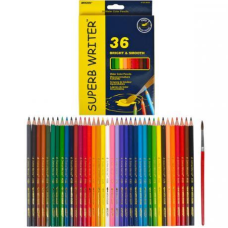 Олівці кольорові акварельні 36 кольорів “MARCO“ Superb Writer з пензликом 4120-36CB KNZ