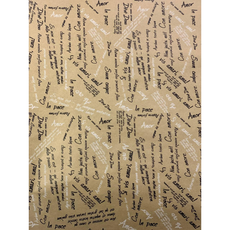 Крафт папір двосторонній “В темпі кохання“, 0,68х8м Пт-І-4 KNZ Крафт папір двосторонній “В темпі кохання“, 0,68х8м Пт-І-4 KNZ