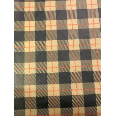 Крафт-папір двосторонній “Заштриховані квадрати“, 0,68х8м Пт-І-6 KNZ