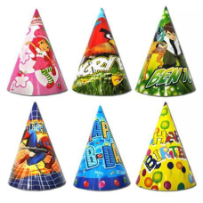 Ковпак дитячий 20 см “Мультик“ картон KNZ