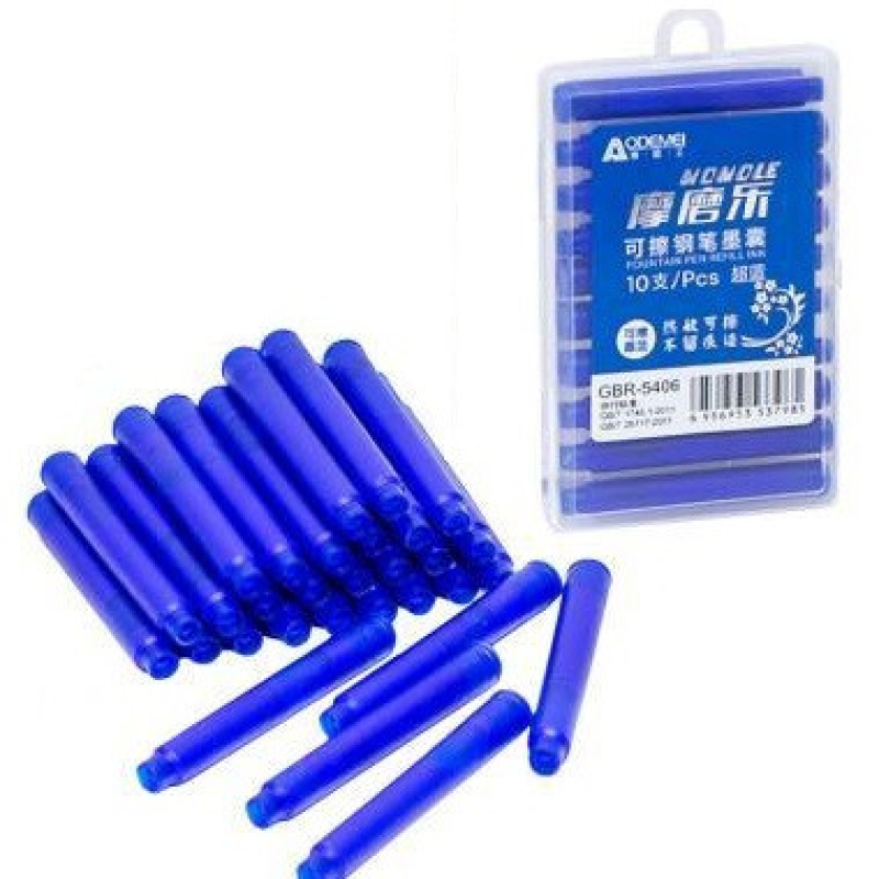 Капсули до чорнильної ручки сині 10шт 5406 KNZ