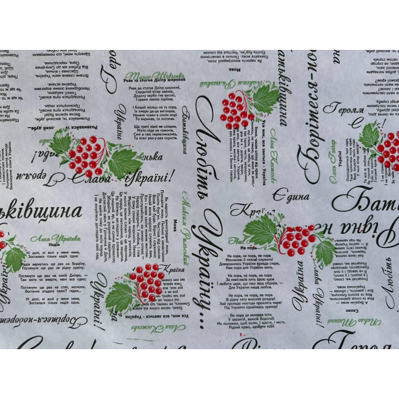 Крафт папір білий “Батьківщина“ 0,7х7м Пт 603 KNZ