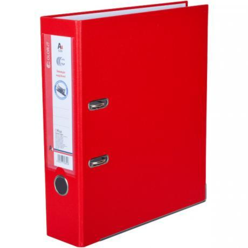 Папка сегрегатор для документів А4 7 см червоний “C“, Папка-накопичувач, Папка-реєстратор KNZ