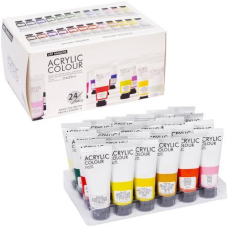 Фарби 22мл “Art Ranger“ 24 кольори “Acryliс regular“ FEA2422T-2 KNZ