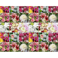 Крейдований папір -Квітковий мікс, Unison, PVM10-244 KNZ