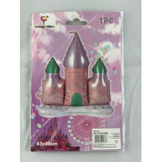 Кулька фігурна фольгована 3D “Замок“ 83х88см XTS-YX588 KNZ