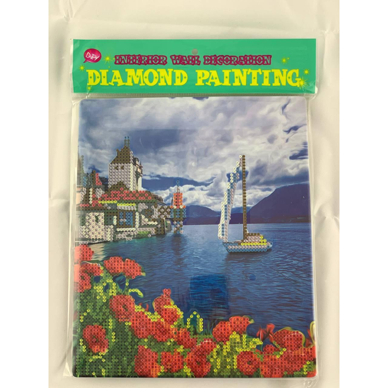 Алмазна мозаїка “Море“ 21х25см в ГРВ упаковці D21259 KNZ