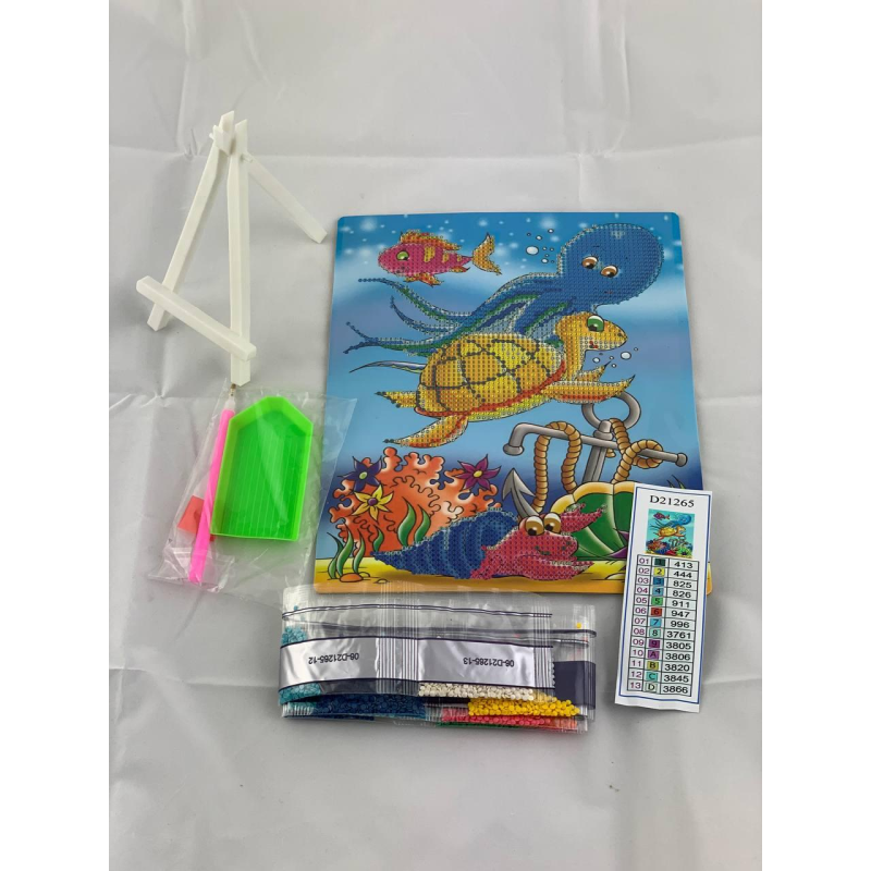 Алмазна мозаїка “Черепашка“ 21х25см в ГРВ упаковці D21265 KNZ