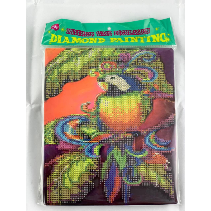 Алмазна мозаїка “Папуга“ 21х25см в ГРВ упаковці D21266 KNZ