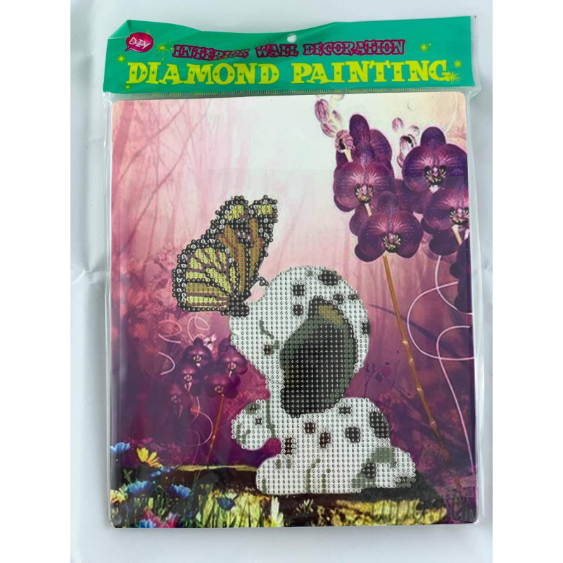 Алмазна мозаїка “Цуценя з метеликом“ 21х25см в ГРВ упаковці D21271 KNZ