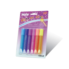 Клей силіконовий з блискітками на картоні “Pasco“ Decorative (3D/6 кольорів, 10 мл) KNZ