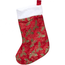 Чобіт для подарунків блискучий “Ялинка“ 40*22*17 см KNZ