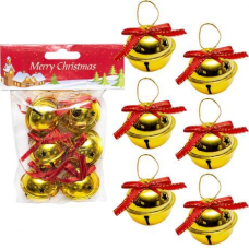 Набір куль 6шт “Металевий з дзвоником“ ААА23145 KNZ