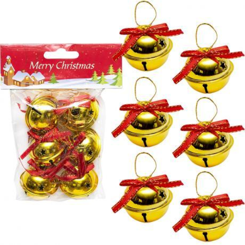 Набір куль 6шт “Металевий з дзвоником“ ААА23145 KNZ