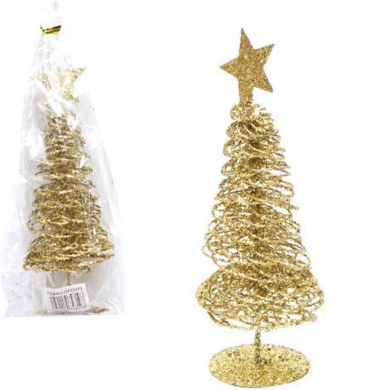 Ялинка штучна 20 см золота OF23073 KNZ Ялинка штучна 20 см золота OF23073 KNZ