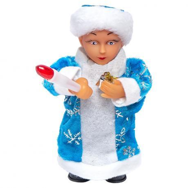 Іграшка механічна “Снігуронька“ з музикою та світиться 18 см СХ-13 KNZ