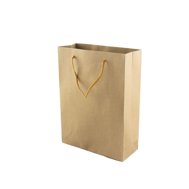 Крафтовий подарунковий пакет 20 х 15 х 6 см 12386-1-2 KNZ Крафтовий подарунковий пакет 20 х 15 х 6 см 12386-1-2 KNZ