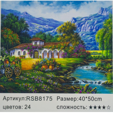 Картина за номерами “Фазенда“ 40*50см, фарби-акрил, кисть-3шт 8175RSB_B KNZ