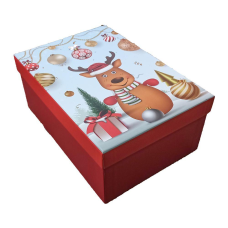 Подарункова новорічна коробка прямокутна - у наборі - 3шт 11382-57-42 KNZ