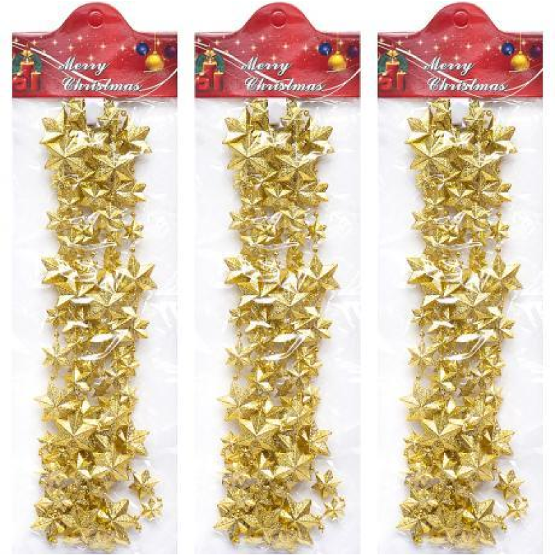 Декоративне намисто на ялинку “Зірочки“ XYA-56-2,7м KNZ Декоративне намисто на ялинку “Зірочки“ XYA-56-2,7м KNZ