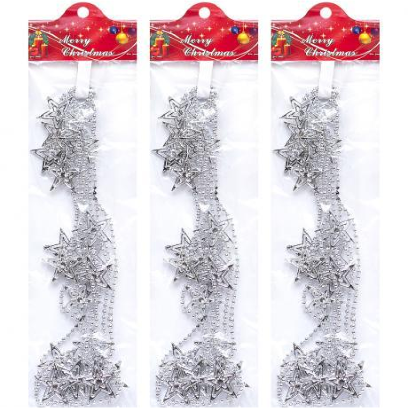 Декоративні намиста на ялинку “Зірочки“ XYA-319-2,7м KNZ Декоративні намиста на ялинку “Зірочки“ XYA-319-2,7м KNZ