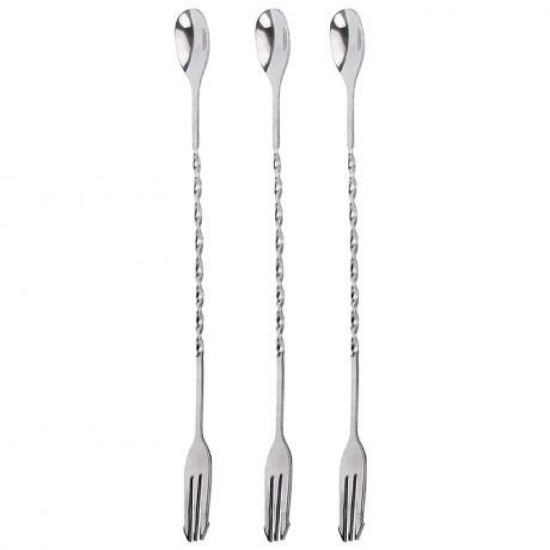 Ложка барна спіральна з вилкою 32см KNZ