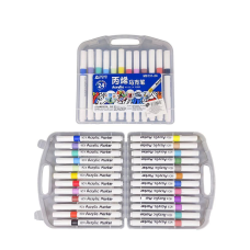 Набір акрилових скетчмаркерів Aodemei 24шт 6131-24M KNZ