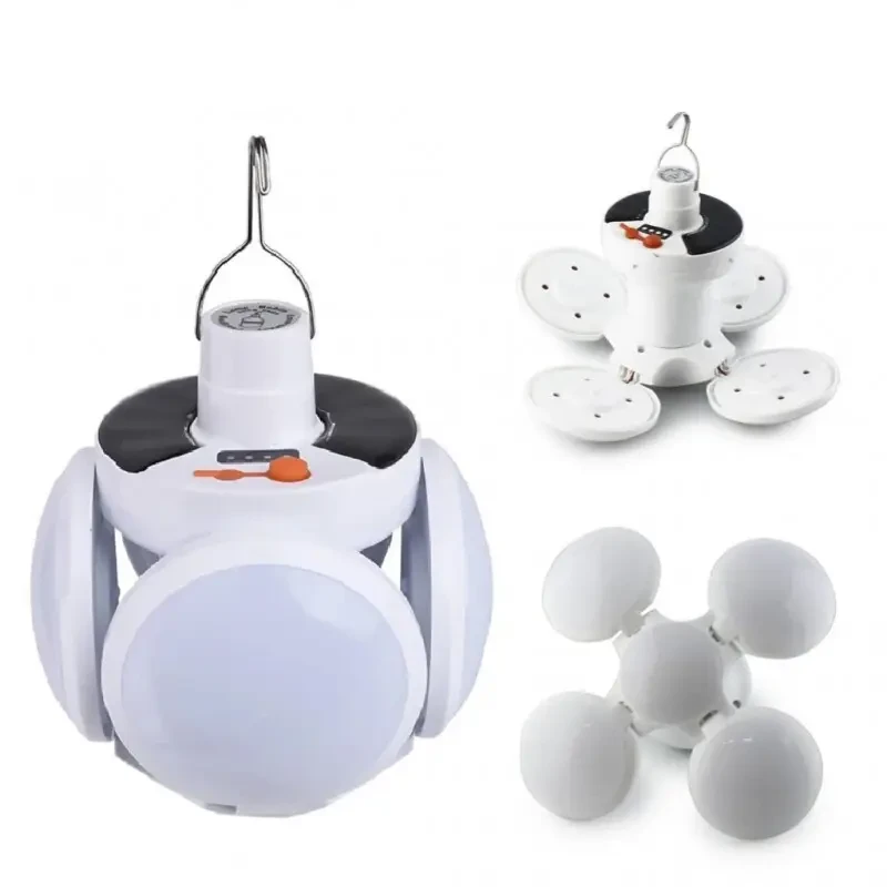 Лампа-ліхтар для кемпінгу акумуляторна 100w 2029 KNZ